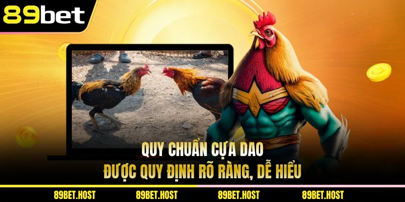 Quy chuẩn cựa dao được quy định rõ ràng, dễ hiểu