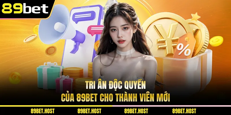 Tri ân độc quyền của 89BET cho thành viên mới